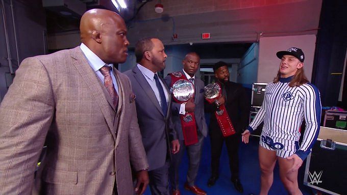 Why would anyone on RAW walk into a situation with The Hurt Business?